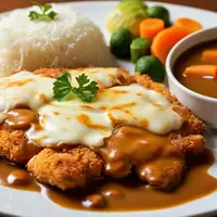 Ilustrasi resep curry katsu parmigiana./Copyright depositphotos.com/AI Generator