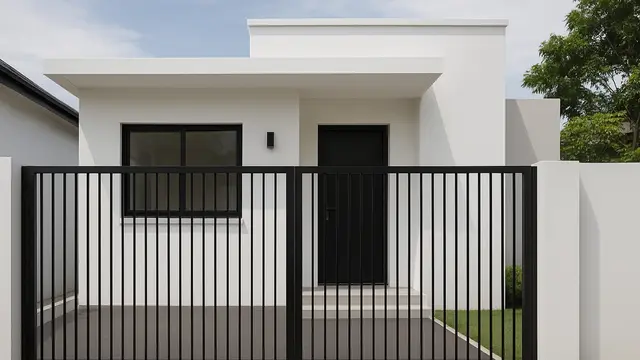 Rumah Sederhana yang Ada Gerbangnya (Foto: ChatGPT)