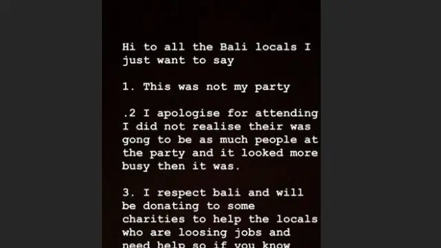 Permintaan Maaf Pengunggah Video Pesta Ulang Tahun di Bali Saat Pandemi Corona Covid-19