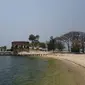 Benteng Martello di Pulau Kelor dari kejauhan. (Liputan6.com/Dinny Mutiah)
