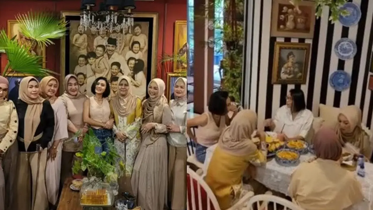 6 Potret Yuni Shara Gelar Arisan, Rumahnya yang Instagramable Curi Perhatian