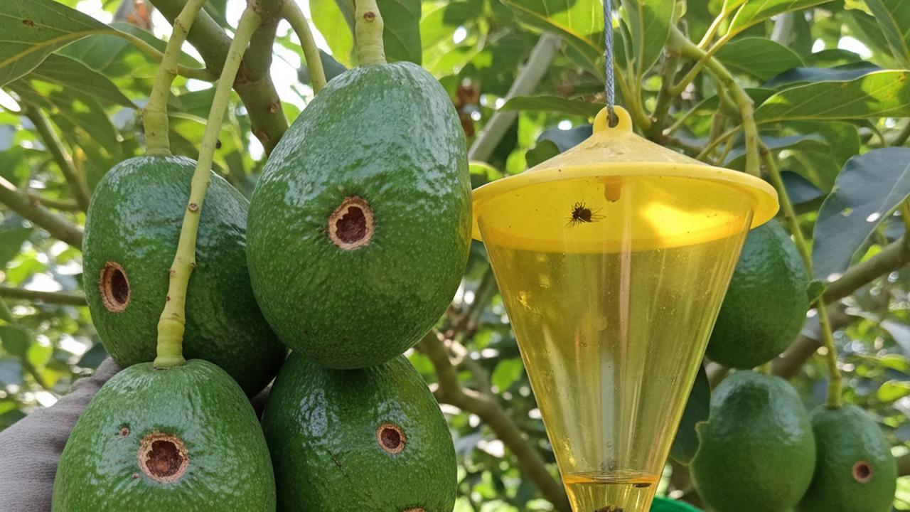 Cara Mencegah Buah Alpukat Busuk di Pohon (Foto: Gemini AI)
