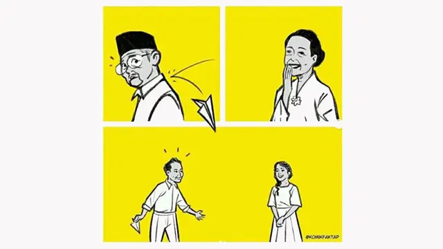 Warganet Berduka, Kenang BJ Habibie Lewat Karikatur Menyentuh