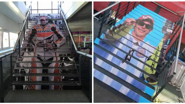 Valentino Rossi dan Marc Marquez