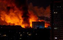 FOTO: Ledakan Mengguncang Kyiv, Rusia Luncurkan Serangan Udara Skala Besar