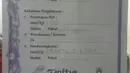 Dari informasi yang terpampang di rumah duka, Ibunda Abimana meninggal pada Jum’at (6/1) pukul 15.00 WIB. Saat ini jenazah masih disemayamkan di rumah duka Rumah Sakit Husada. (Bambang E. Ros/Bintang.com)