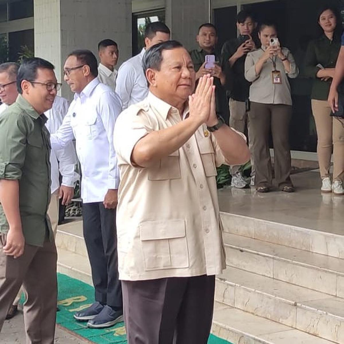 Prabowo Rapat Bareng Kementan