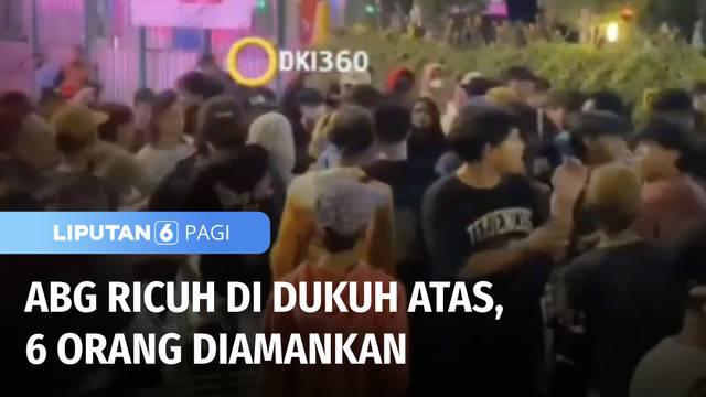 Keributan sekelompok remaja pecah di Jalan Kendal, Menteng, Jakarta Pusat, pada Sabtu (06/08) malam. Anggota Polsek Metro Menteng mengamankan enam orang yang diduga terlibat keributan itu.