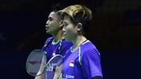 Ganda campuran Indonesia, Tontowi Ahmad/Liliyana Natsir, tersingkir pada babak perempat final China Terbuka Super Series Premier 2017, Jumat (17/11/2017). (PBSI)