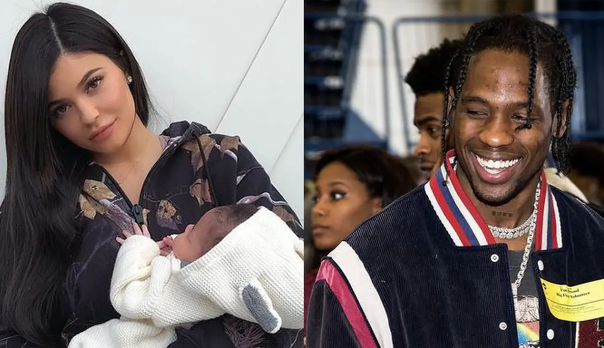 Kylie sendiri tak memberikan jawaban soal hal yang dipikirkan Travis Scott. (Harper's Bazaar)