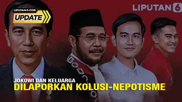 Tuduhan kolusi dan nepotisme dialamatkan terhadap Presiden Joko Widodo atau Jokowi dan keluarganya. Jokowi dan keluarganya dilaporkan ke Komisi Pemberantasan Korupsi atau KPK.