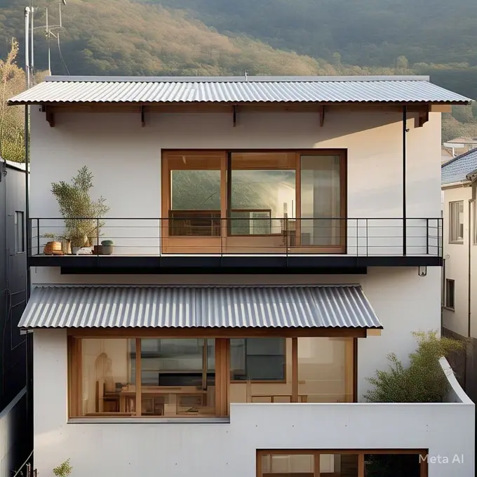 Model Rumah Minimalis Atap Dak Cor Bertingkat