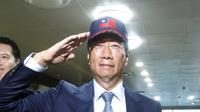 Miliarder pendiri perusahaan pemasok utama komponen Apple yaitu Foxconn, Terry Gou. (AP Photo/Chiang Ying-ying)
