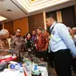 Menteri Perhubungan (Menhub) Budi Karya Sumadi usai acara Rapat Umum Anggota (RUA) INSA ke-18 Tahun 2023 di Surabaya. Foto (Liputan6.com / Dian Kurniawan)