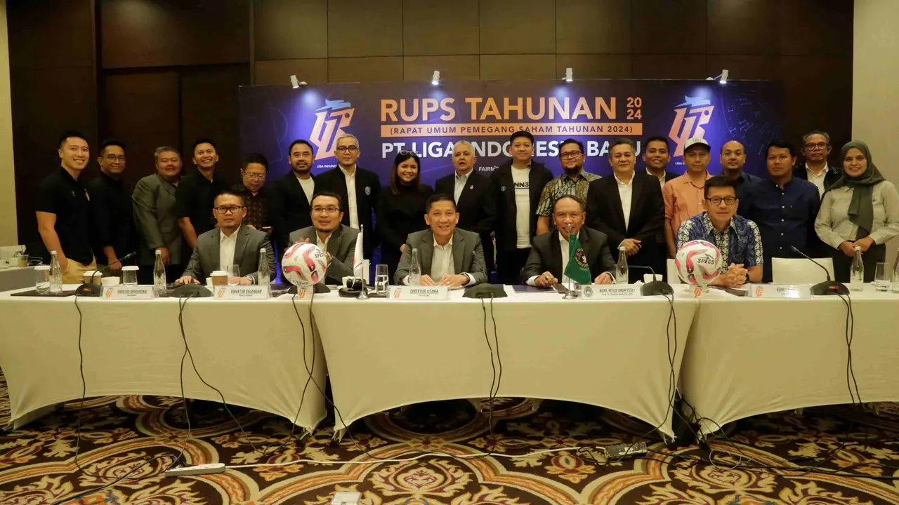Rapat Umum Pemegang Saham (RUPS) PT Liga Indonesia Baru (LIB).