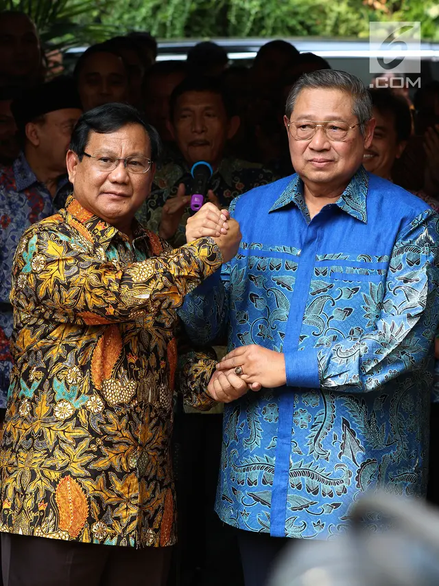 SBY Resmi Usung Prabowo sebagai Calon Presiden 2019