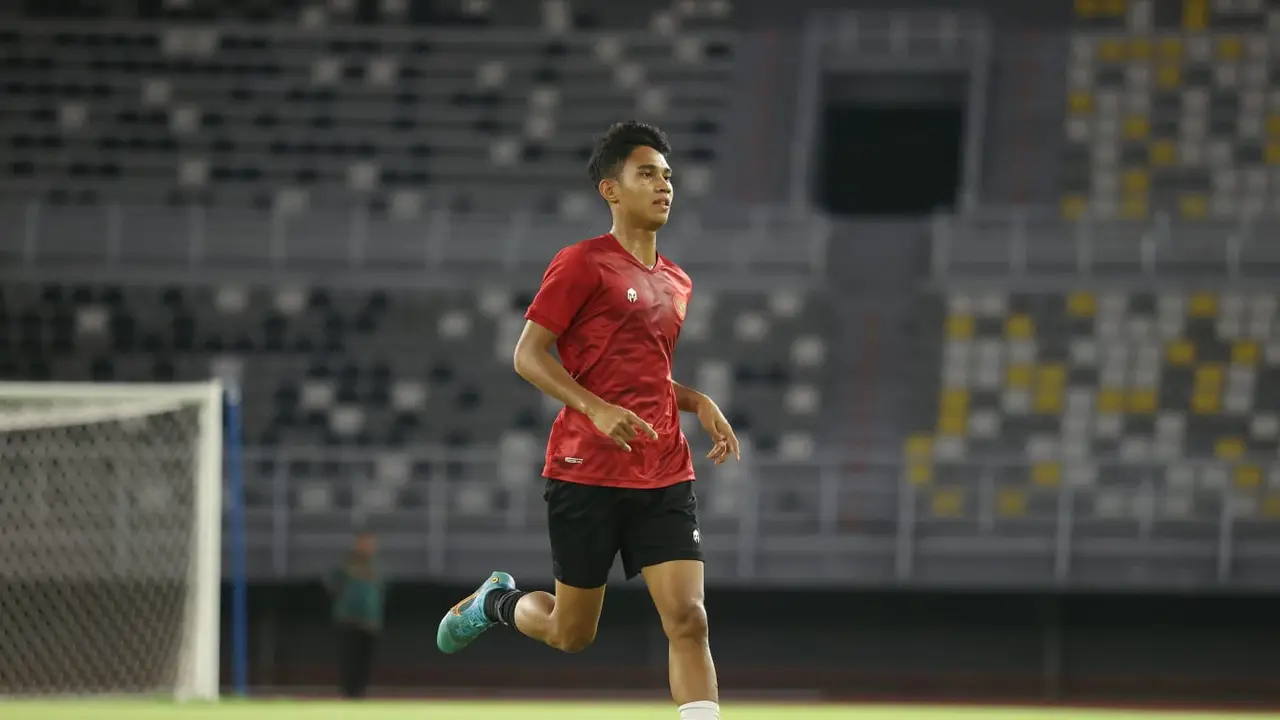 Gelandang Timnas Indonesia U-20, Marselino Ferdinan.