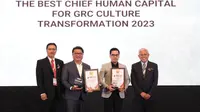 Peruri berhasil meraih penghargaan 5 Star Silver kategori The Best GRC For Corporate Risk Management 2023 dalam ajang GRC & Performance Excellence Award 2023.