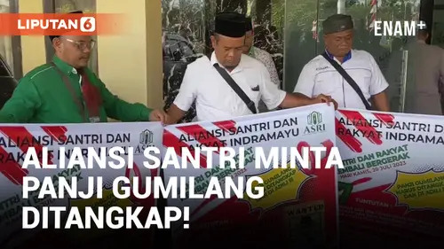 VIDEO: Aliansi Santri Desak Polisi Tangkap Panji Gumilang