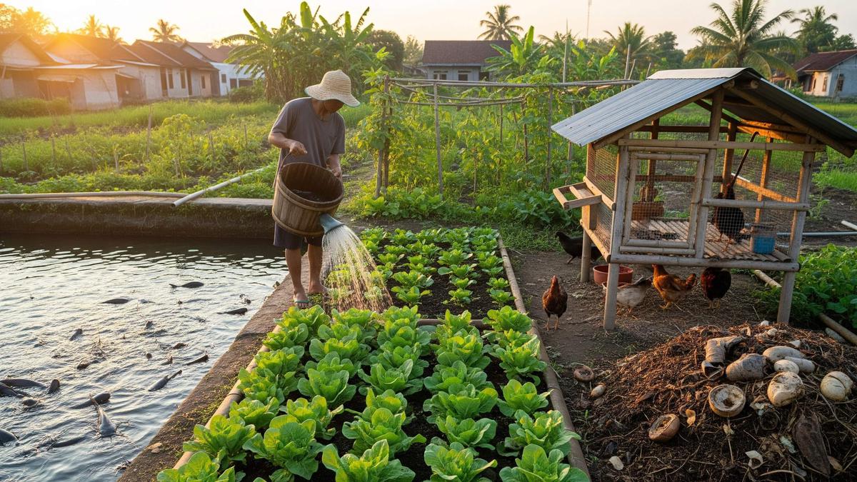 9 Langkah Praktis Membangun Kombinasi Kebun dan Peternakan yang Hemat Pupuk dan Pakan