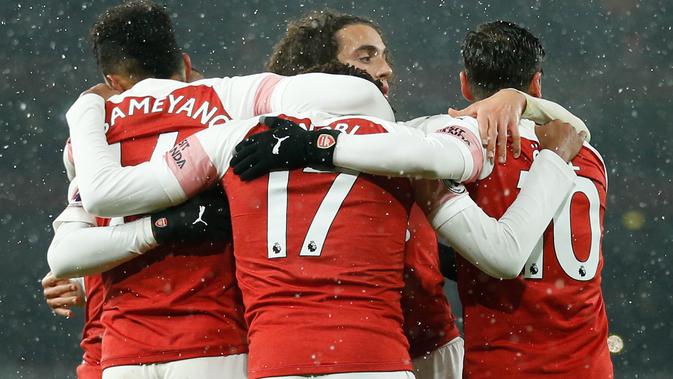 Arsenal akan menghadapi Manchester City pada pekan ke-25. (AFP/Ian Kington)