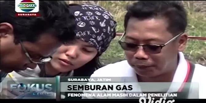 VIDEO: Semburan Gas di Lahan Milik KAI Daop 8 Surabaya Belum Ganggu Perjalanan KA