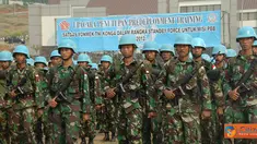 Citizen6, Bogor: Diikuti oleh 825 orang prajurit yang terdiri dari TNI AD : 507 orang, TNI AL : 236 orang, dan TNI AU : 82 orang, di bawah pimpinan Letkol Inf Yulka Endriarta. (Pengirim: Badarudin Bakri).