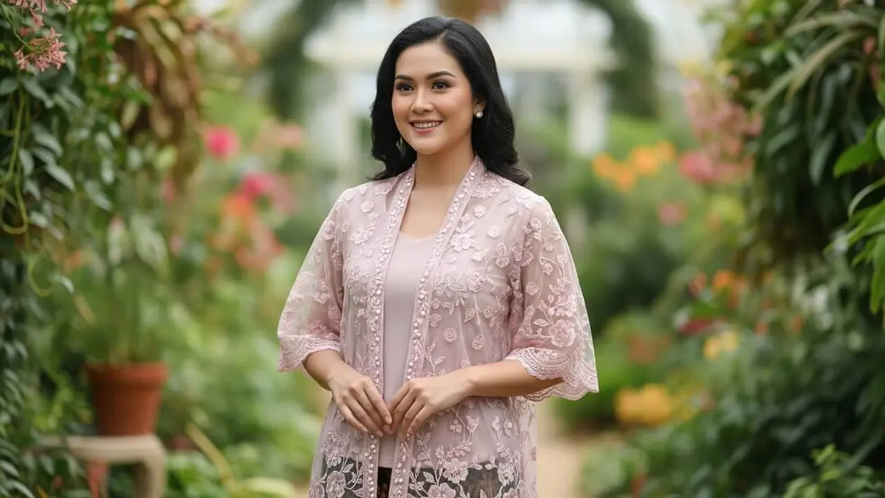 Atasan Brokat Loose Fit yang Nyaman Dipakai Seharian