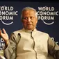 Muhammad Yunus adalah seorang bankir Bangladesh&nbsp;yang mengembangkan konsep&nbsp;kredit mikro, yaitu pengembangan pinjaman skala kecil untuk usahawan miskin. Yunus mengimplementasikan gagasan ini dengan mendirikan&nbsp;Grameen Bank, yang mengantarnya menerima&nbsp;Nobel Perdamaian pada tahun&nbsp;2006. (AP Photo/Michel Euler)