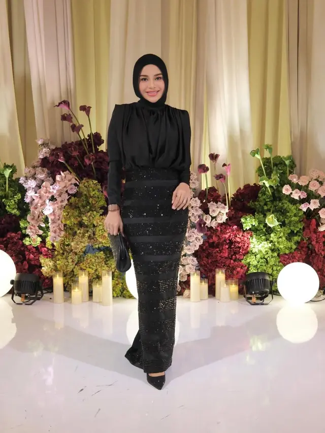 Adu Gaya Aurel Hermansyah dan Aaliyah Massaid Pakai Dress Hitam Glamor