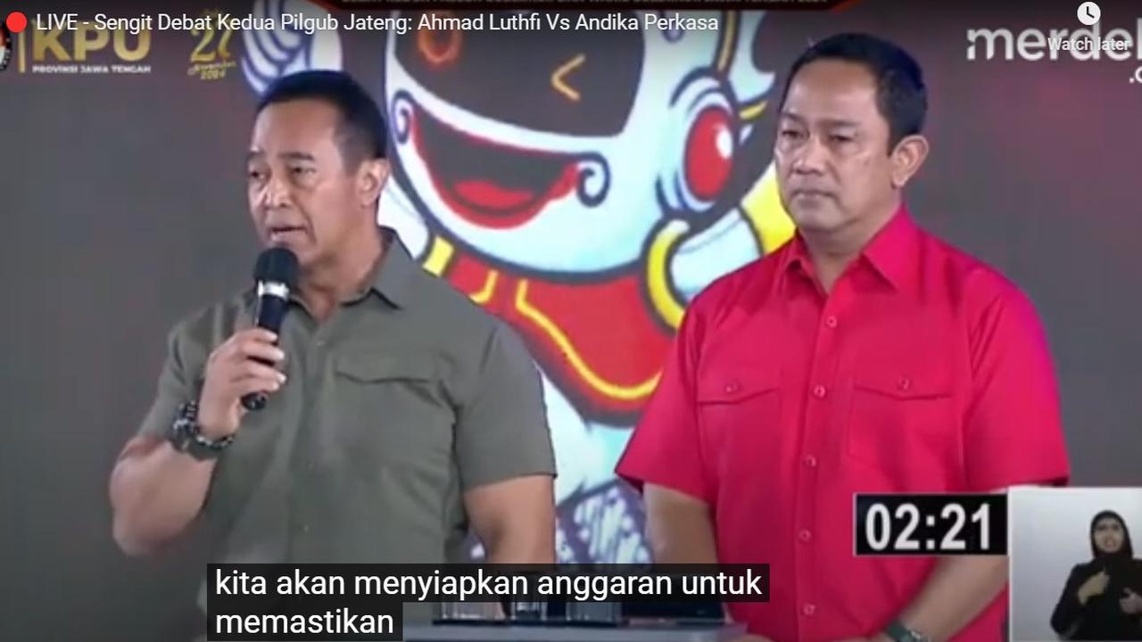 Jawab Pertanyaan Lutfi, Andika Sebut Pembangunan Infrastruktur Bisa Turunkan Kemiskinan di Jateng