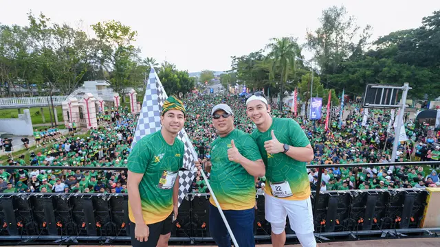 Raffi Ahmad di Sultra Run (Istimewa)