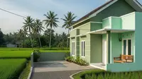 7 Warna Cat Rumah Kecil di Desa Ini Bikin Hunian Tampak Luas dan Estetik