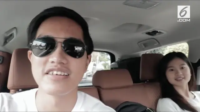 Kaesang merekam video perjalanannya di dalam mobil sambil mendengarkan lagu Jaran Goyang bersama kekasihnya.