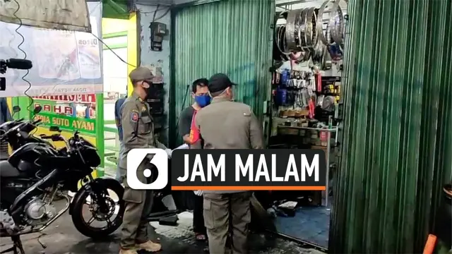 VIDEO: Sosialisasi Jam Malam di Depok Petugas Belum memberikan Sanksi