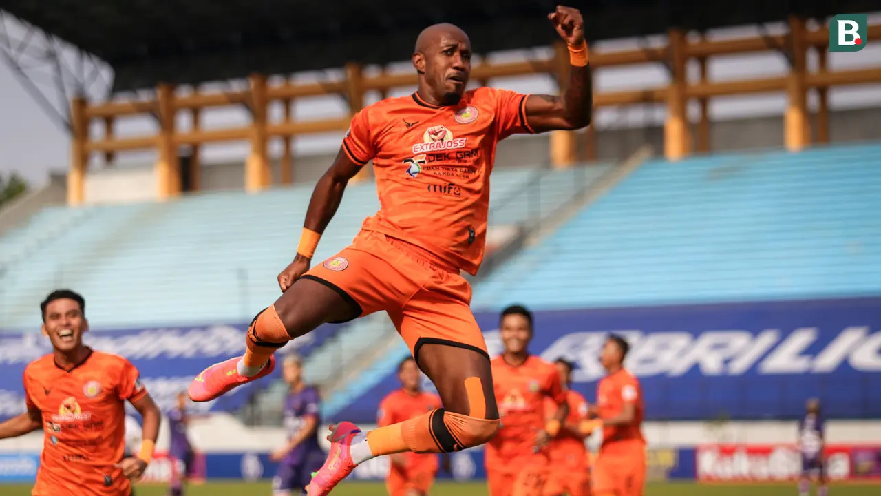 Foto: Paulo Henrique Cedera, Persiraja Ditahan Imbang Persita 1-1 dalam Pekan ke-7 BRI Liga 1