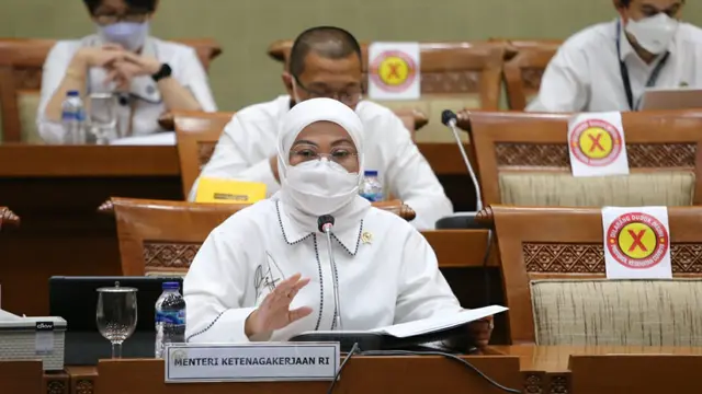 Menaker Ida Paparkan SPSK untuk Penempatan Pekerja Migran ke Arab Saudi.