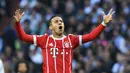 Thiago Alcantara (48 juta euro) - Thiago sempat merasakan didikan akademi Barcelona pada periode 2005-2008 dan masuk skuat senior pada 2013. Kini gelandang asal Itali ini bermain untuk Bayern Munchen. (AFP/Christof Stache)