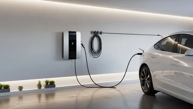 Cara Menata Area Charger Mobil Listrik agar Tetap Estetik dan Rapi/AI Generated