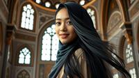 mimpi rambut panjang menurut islam ©Ilustrasi dibuat AI