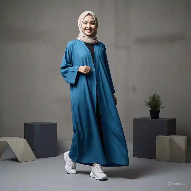 4. Abaya Sporty Casual