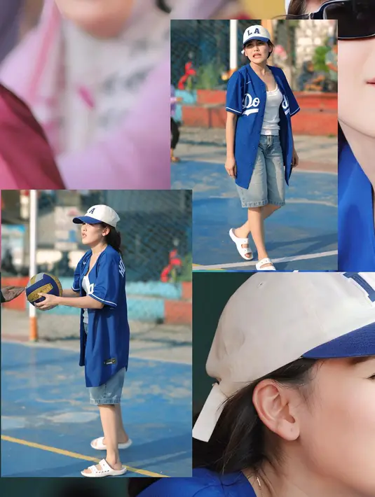<p>Tapi Ayu tampaknya tak nyaman jika hanhya menjadi supporter. Akhirnya, dia turun ke lapangan untuk mengikuti pertandingan. (Foto: Instagram/ ayutingting92)</p>