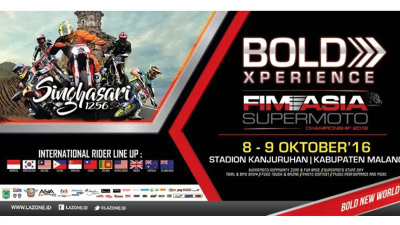 FIM Asia Supermoto Championship 2016 Hadir Perdana di Indonesia