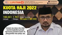 Infografis Kuota Haji 2022 Indonesia (Liputan6.com/Trie Yas)