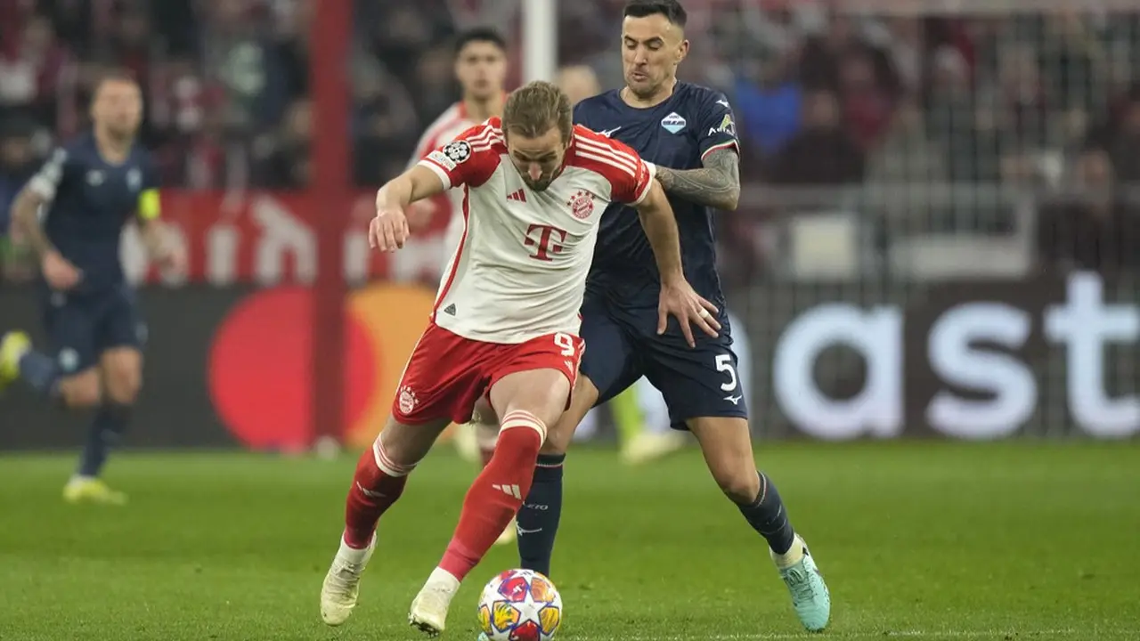 Foto: Penampilan Cemerlang Harry Kane saat Taklukkan Lazio, Borong 2 gol Bawa Bayern Munchen ke Perempat Final Liga Champions