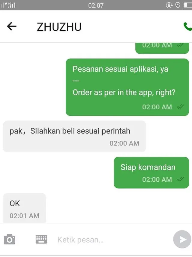 6 Chat Pelanggan Ojek Online yang Galak Ini Bikin Geleng Kepala