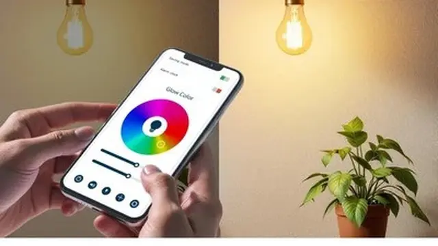 Krisbow Sync Smart Bohlam LED Wifi 14W RGB-CW