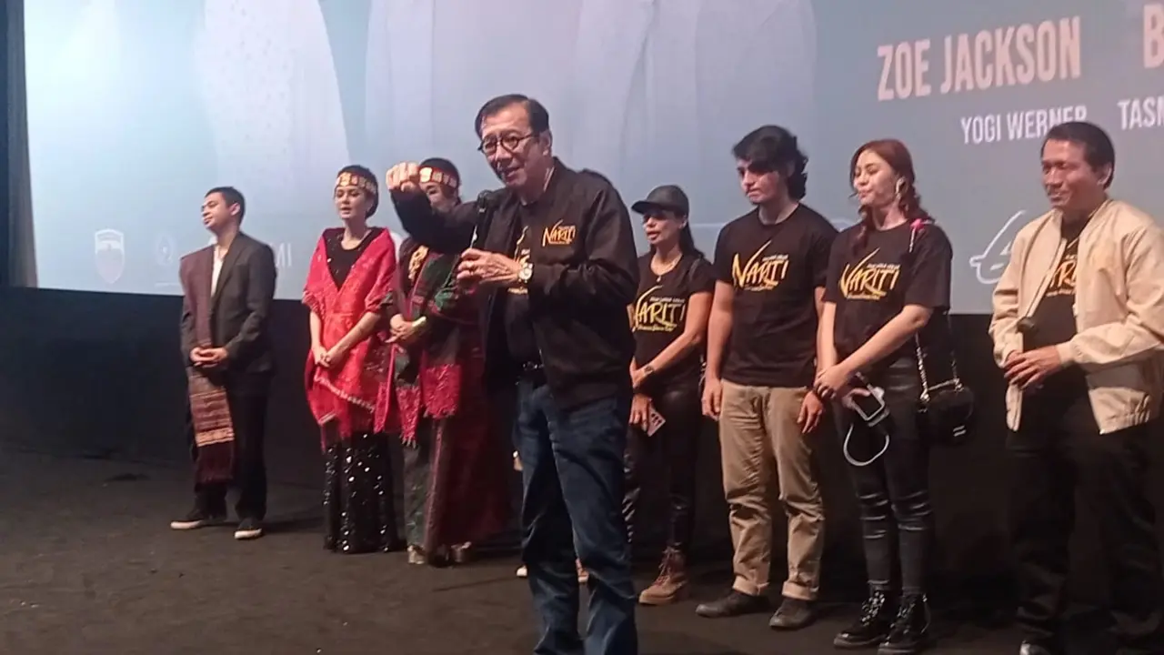 Menkumham Yasonna Laoly menyaksikan film Nariti