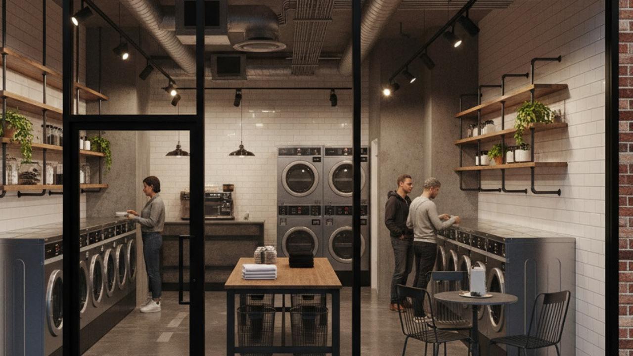 Desain Usaha Laundry Minimalis