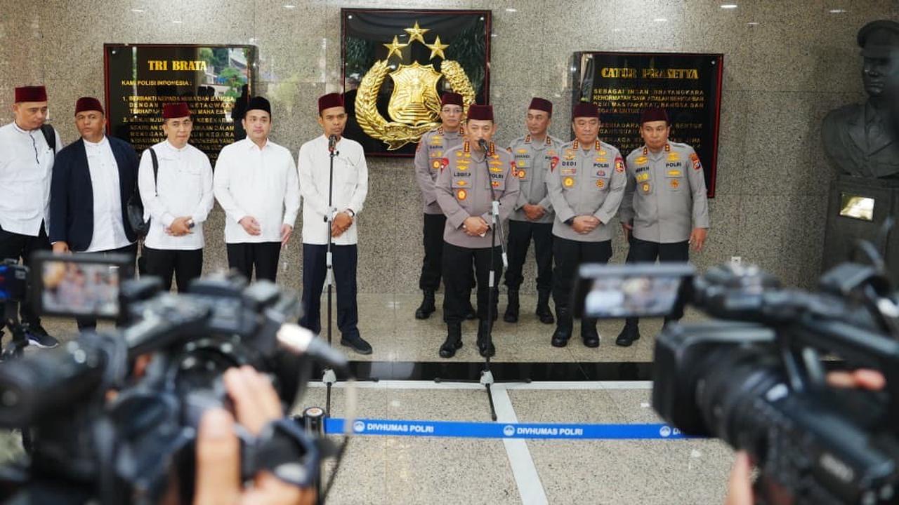 Ustaz Abdul Somad Bicara Pentingnya Toleransi dan Amanah Ceramah di Mabes Polri